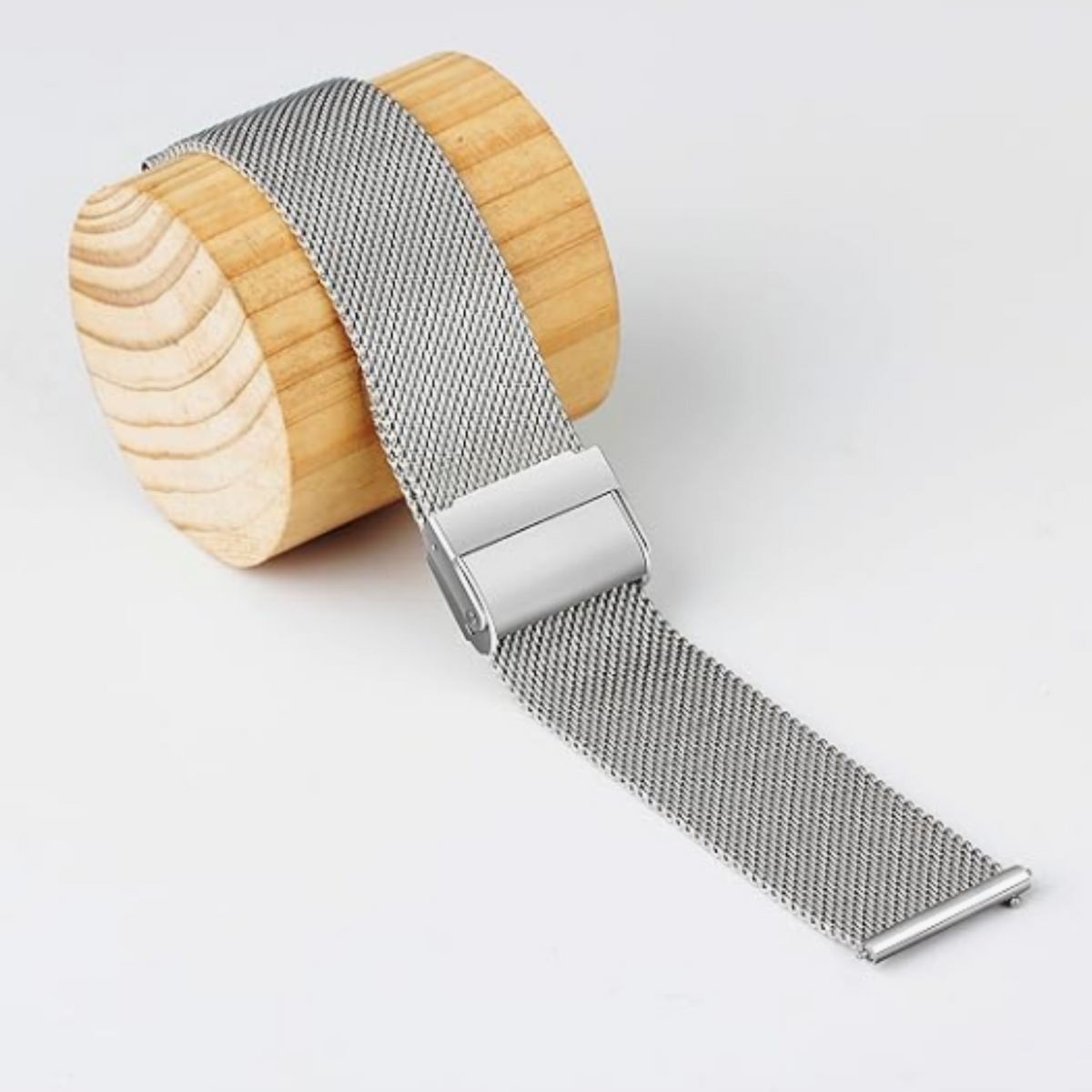 Metal Watch Loop Silver Milanese Loop Watch Band